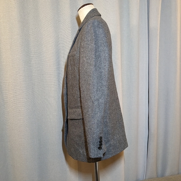 Everlane Gray Oversized Wool Blazer Double Button Size 2 - Picture 5 of 7